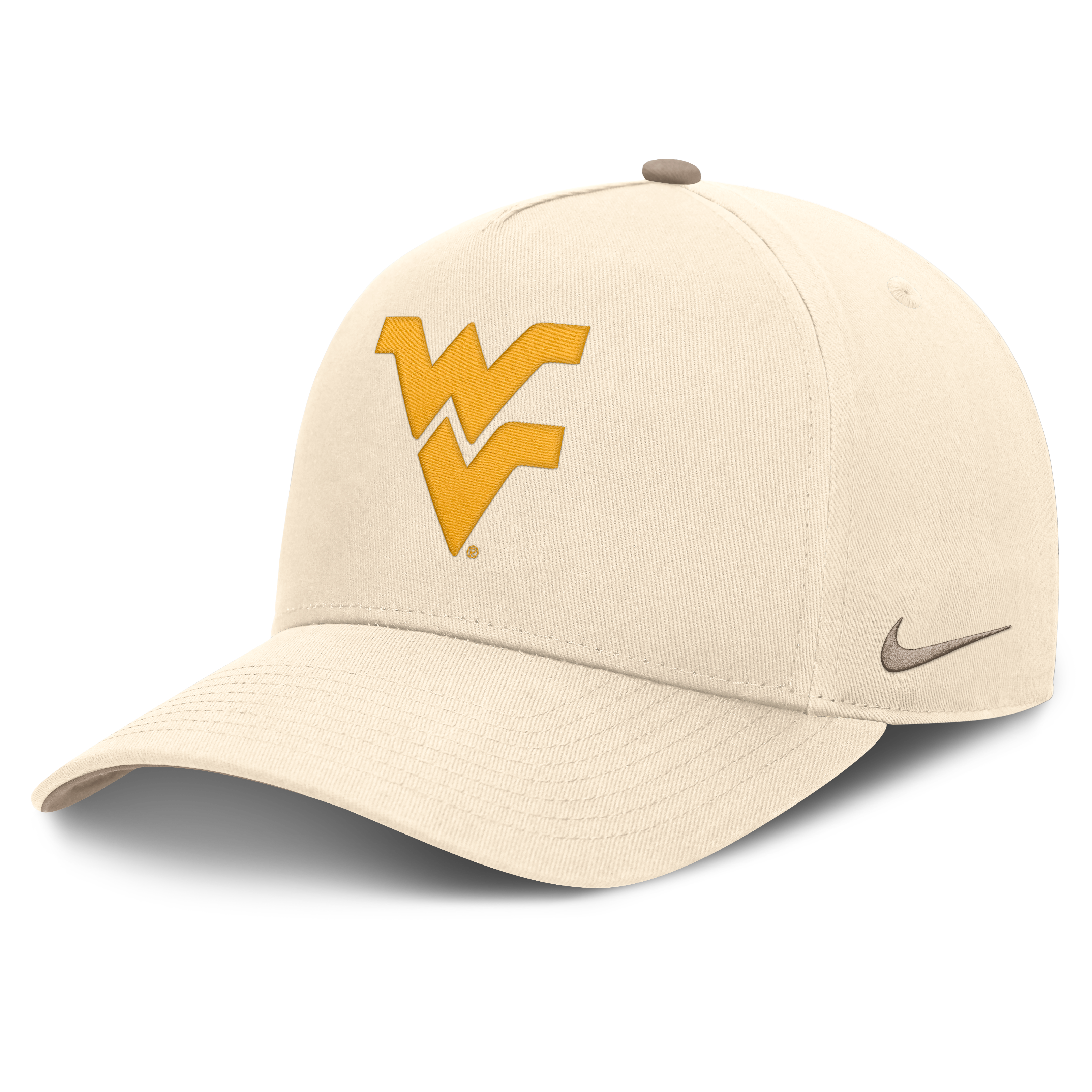 Casquette ajustable Nike Natural West Virginia Mountaineers Rise pour homme