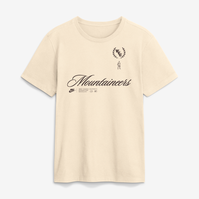  West Virginia Mountaineers Nike Script T-Shirt - Natural