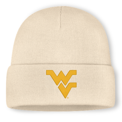 Bonnet utilitaire à revers Nike West Virginia Mountaineers - Naturel
