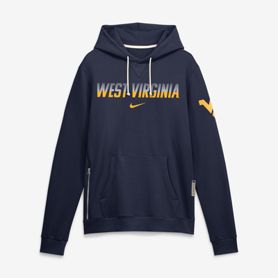 West Virginia Mountaineers Nike 2026 Sideline Standard Issue Dri-FIT Hoodie - Navy