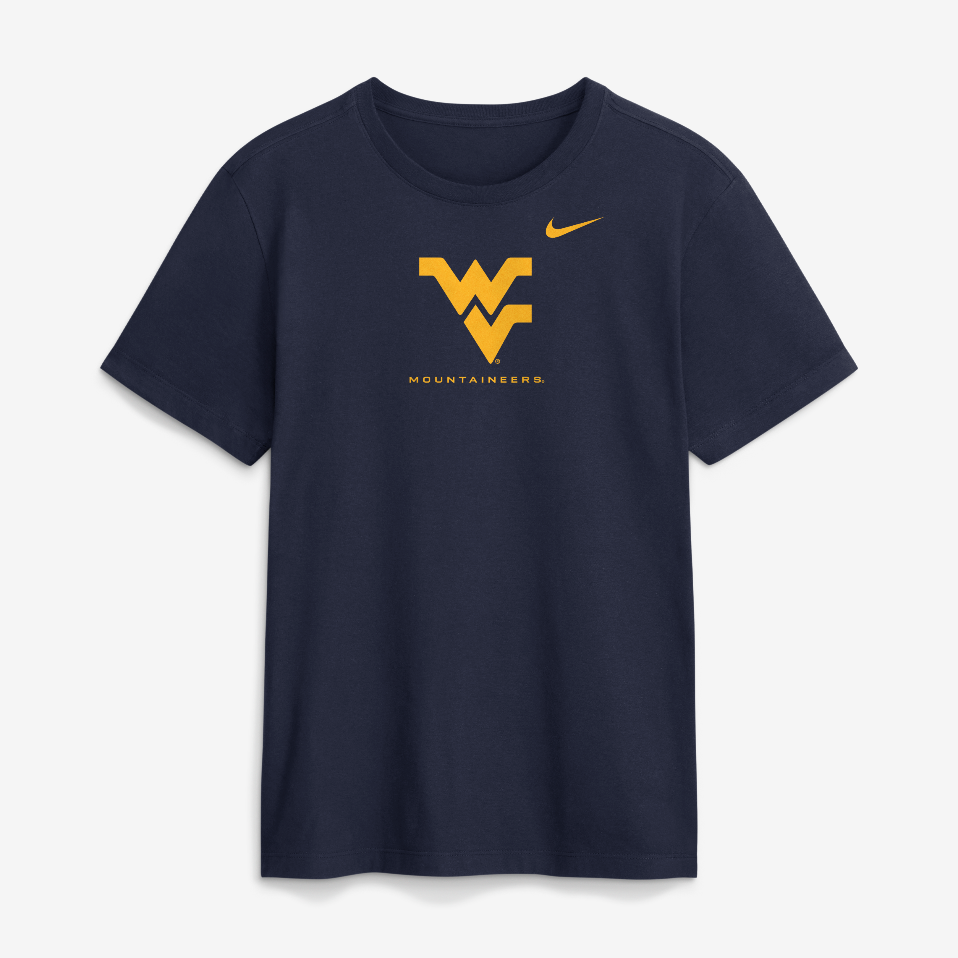 Men's Nike  Navy West Virginia Mountaineers Courtside Dri-FIT T-Shirt