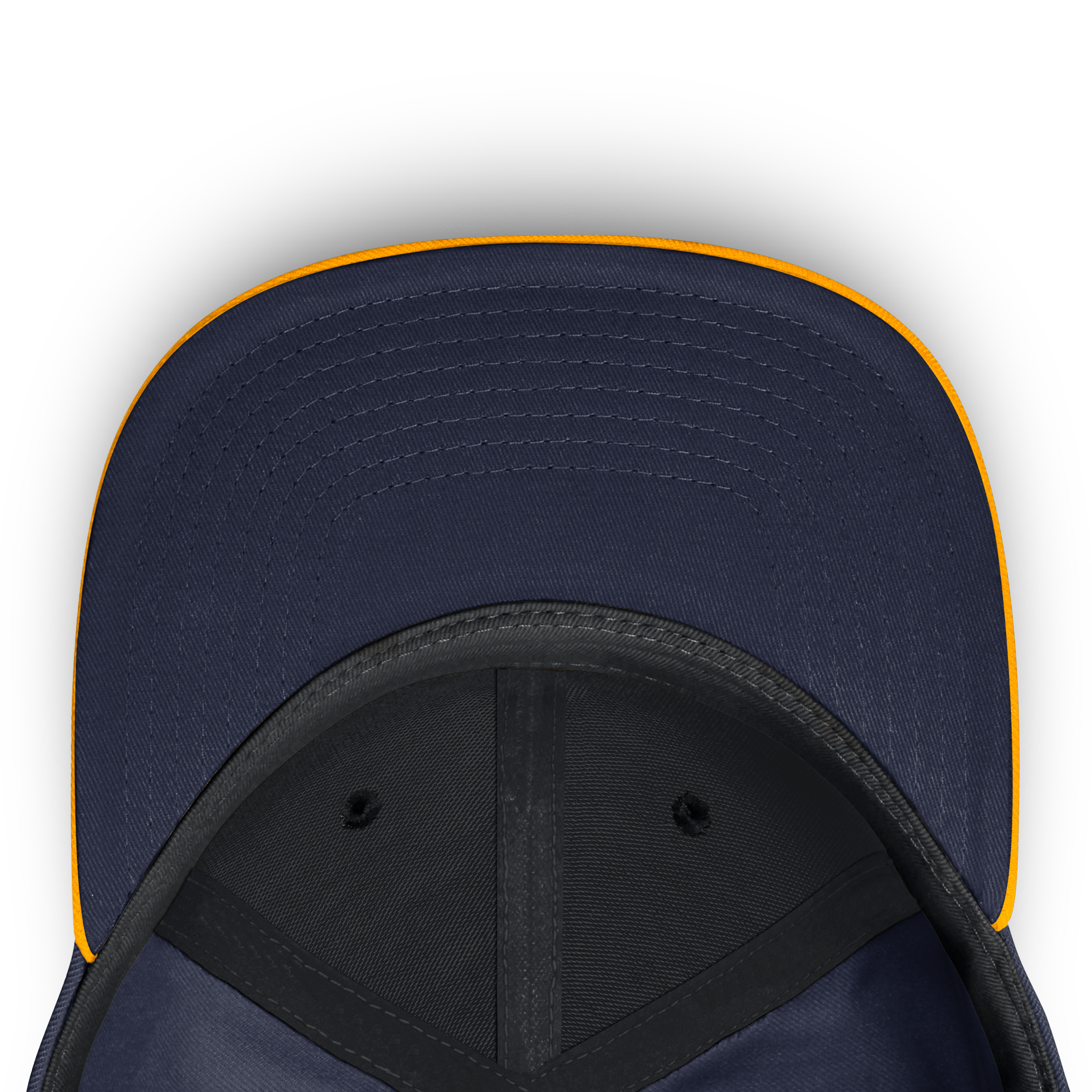Casquette ajustée Nike Dri-FIT Primetime Script bleu marine pour homme, West Virginia Mountaineers