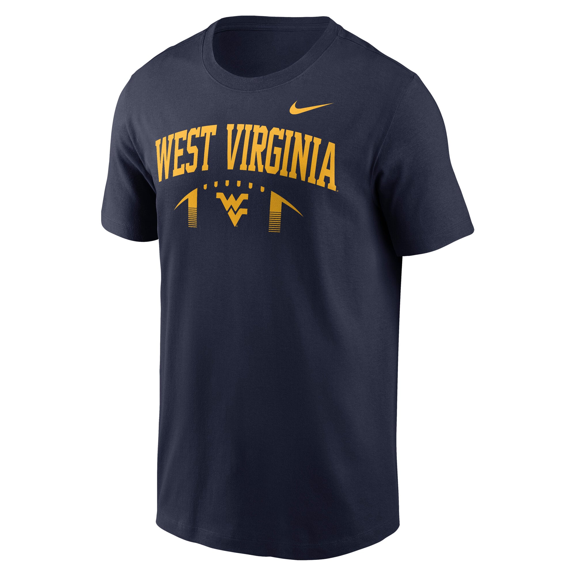 Men's Nike  Navy West Virginia Mountaineers Primetime Football Icon T-Shirt