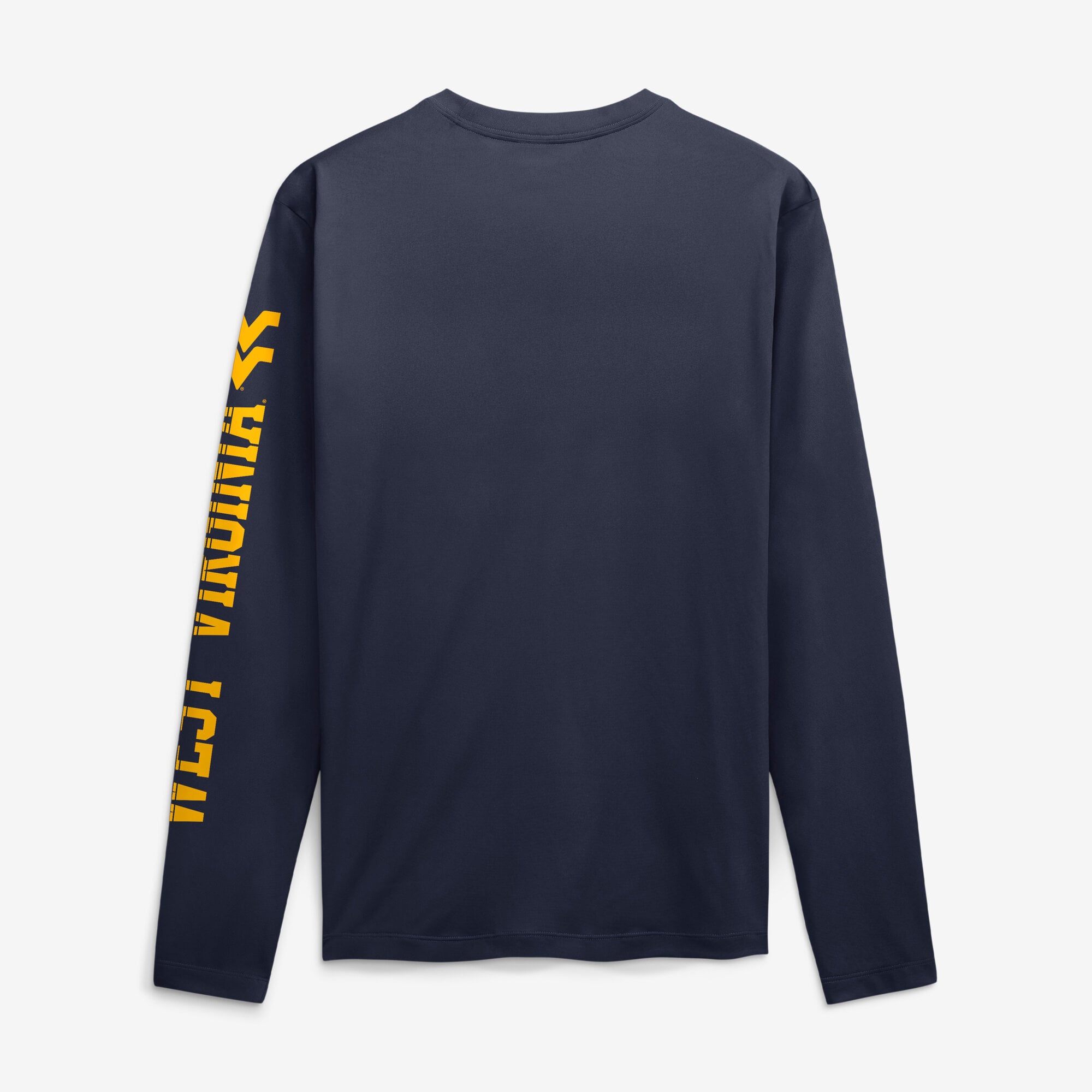 Men's Nike Navy West Virginia Mountaineers Primetime Logo Sleeve Legend Dri-FIT Long T-Shirt