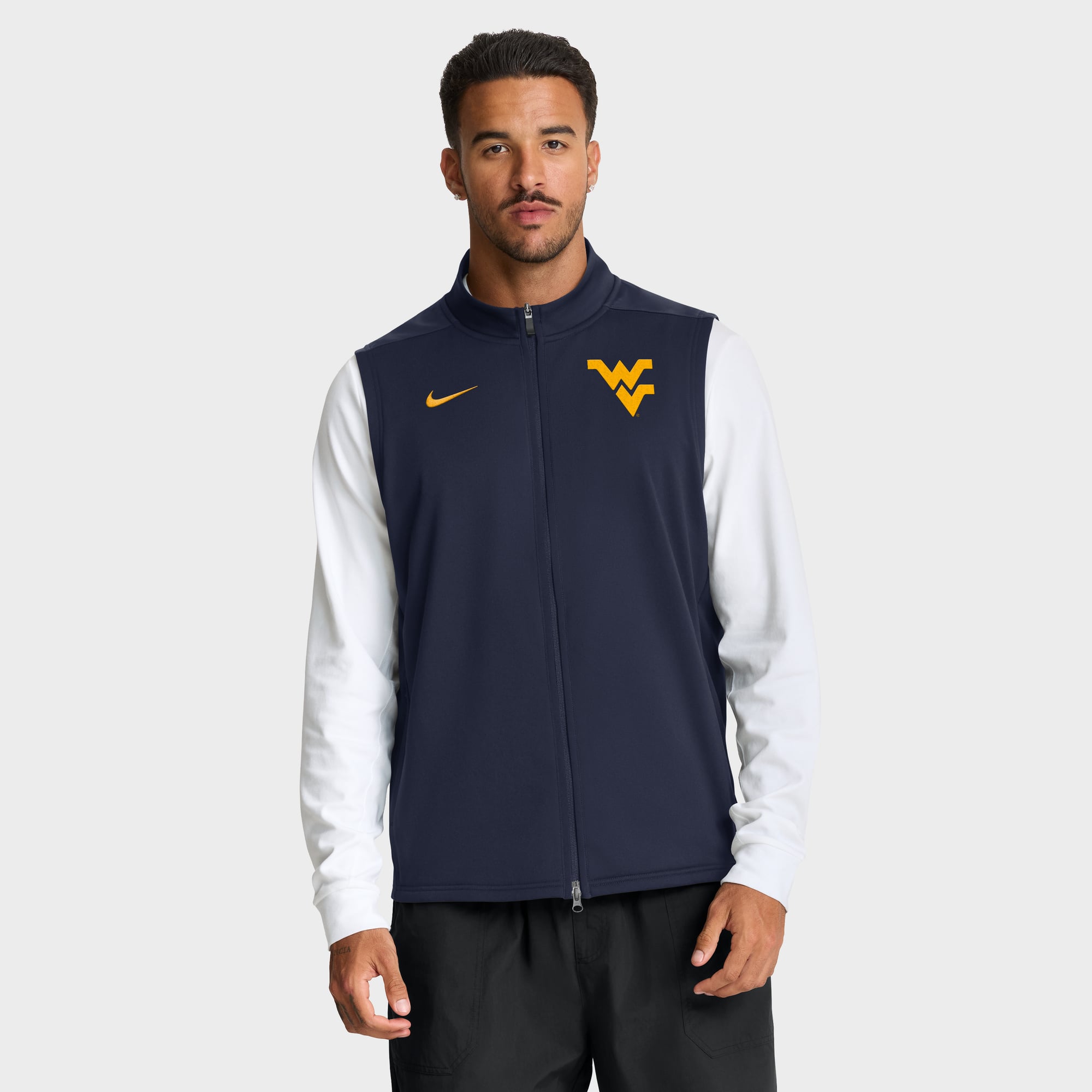 Gilet zippé Nike Primetime Victory Therma-FIT bleu marine pour homme