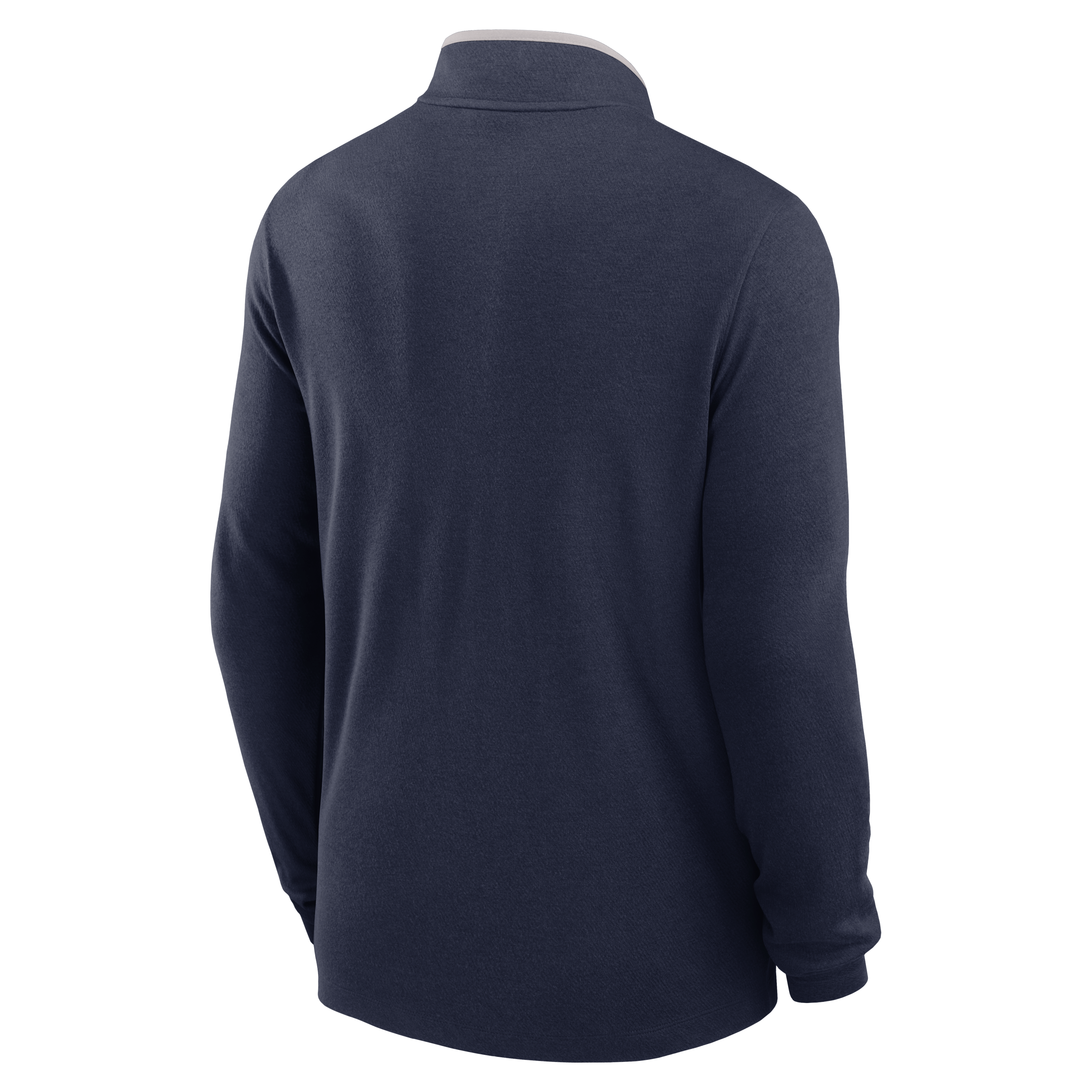 Men's Nike Navy West Virginia Mountaineers Rushing Mascot Dri-FIT Victory Half-Zip Pullover