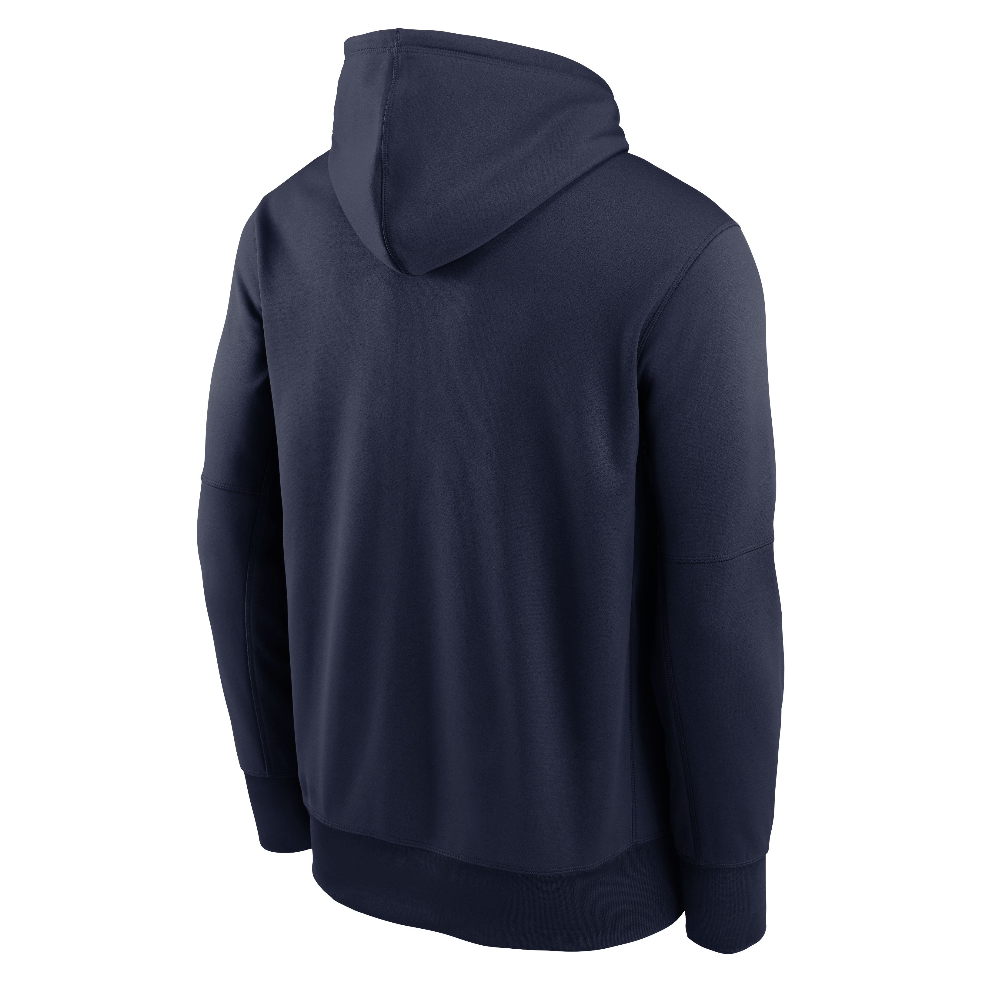 Men's Nike Navy West Virginia Mountaineers Rushing Mascot Therma-FIT Hoodie