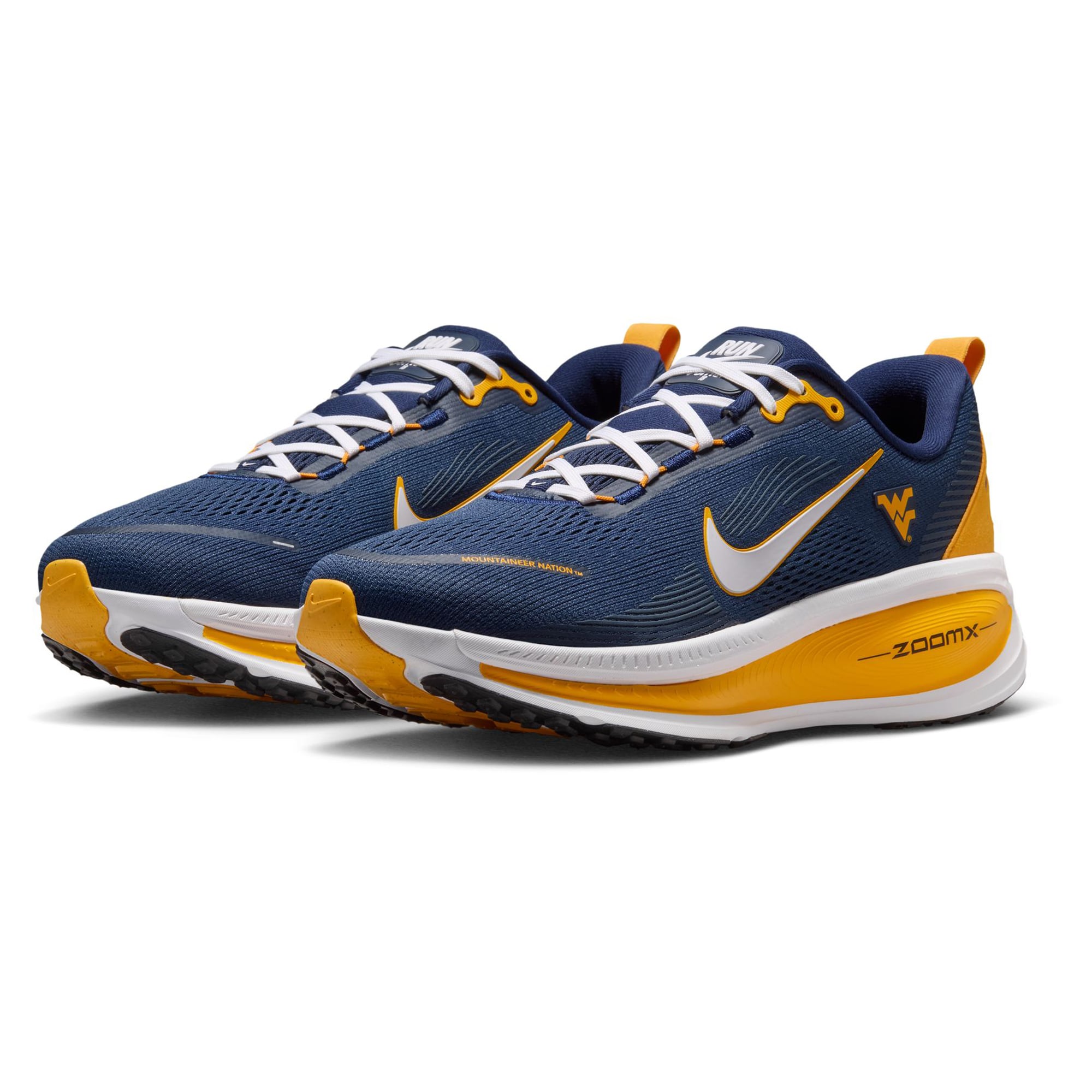 Men's Nike West Virginia Mountaineers Vomero 18 Running Shoes