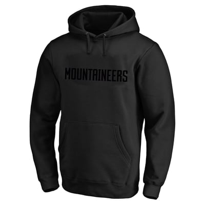  West Virginia Mountaineers Profile Tonal Hoodie - Black