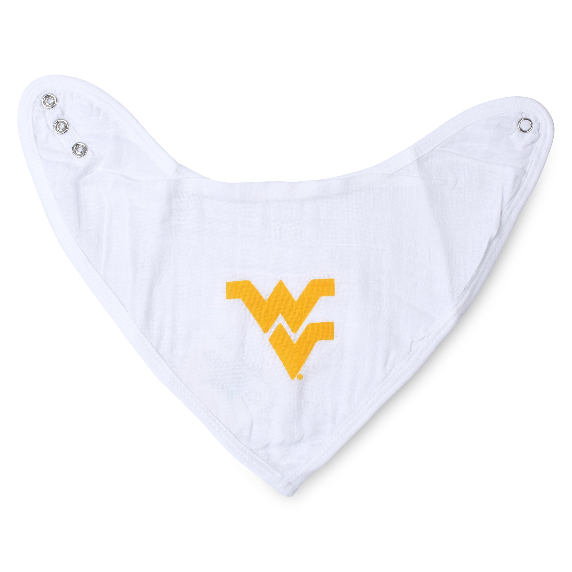Newborn & Infant West Virginia Mountaineers Muslin Bandana Bib