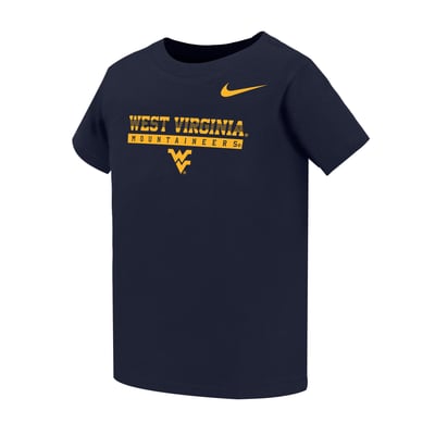 T-shirt Nike Legend Dri-FIT pour tout-petit West Virginia Mountaineers - Bleu marine