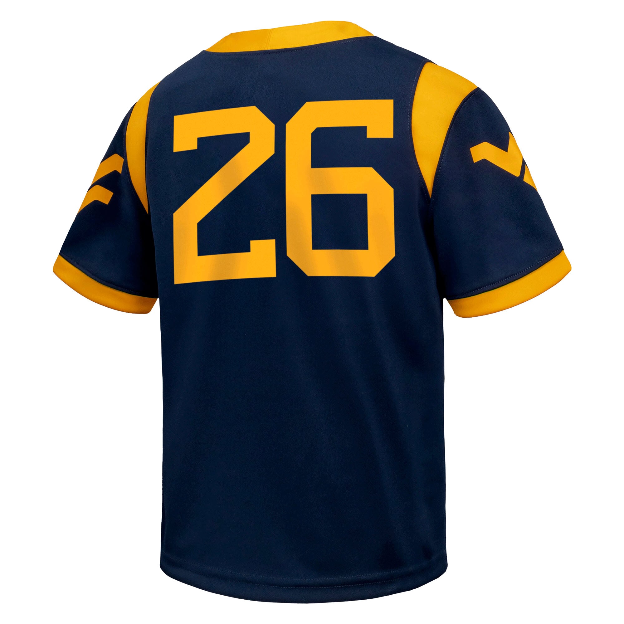 Maillot de football réplique Nike bleu marine pour tout-petit des Mountaineers Virginie-Occidentale, modèle West Virginia