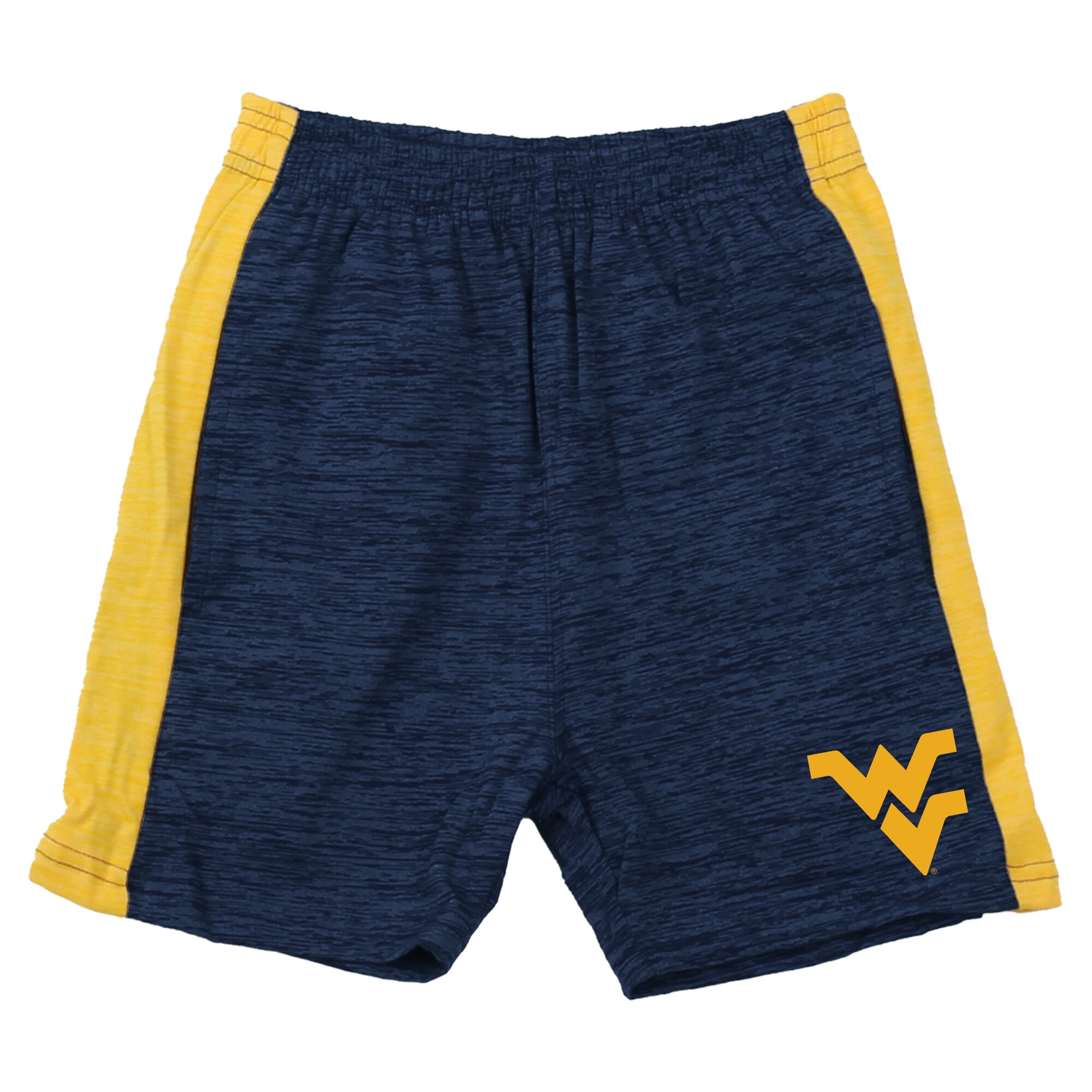 Ensemble t-shirt et short Wes & Willy Gold West Virginia Mountaineers pour tout-petits, en laine nuageuse