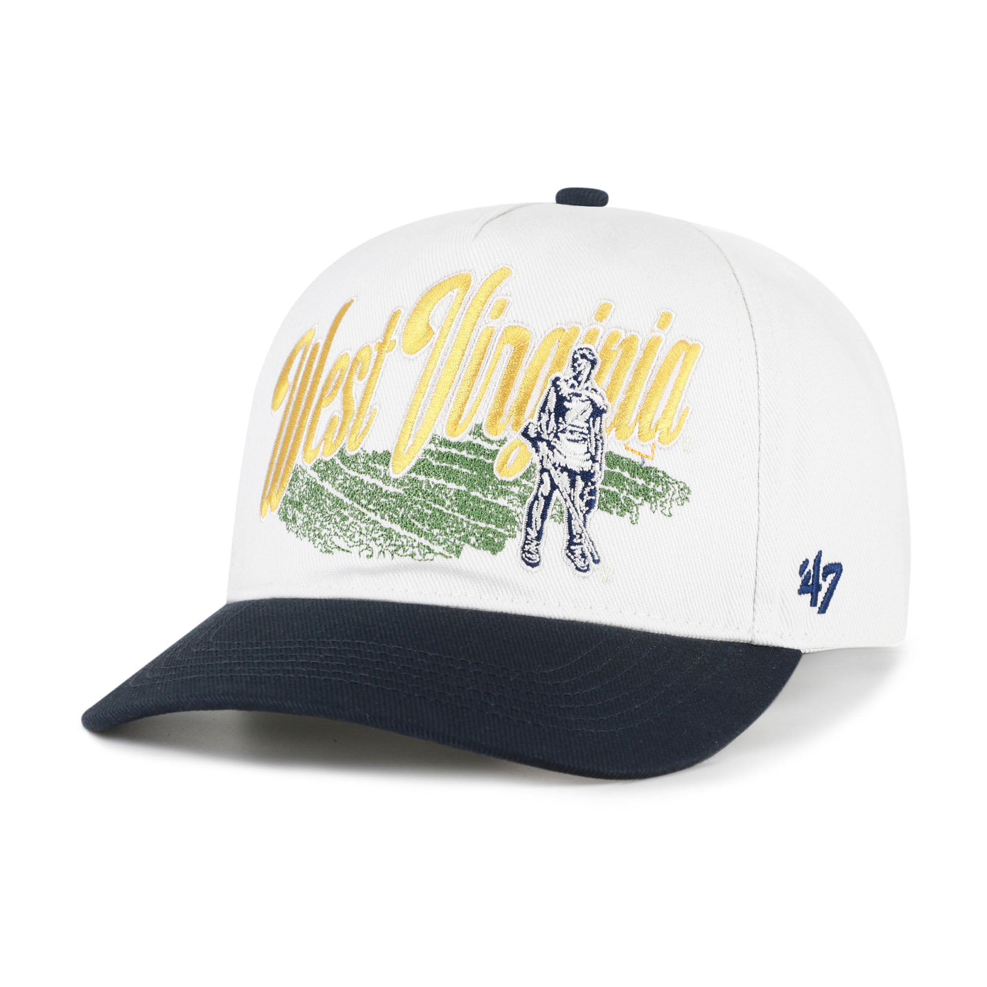 Unisex '47 Natural West Virginia Mountaineers Saturday Capsule Enfield Hitch Adjustable Hat