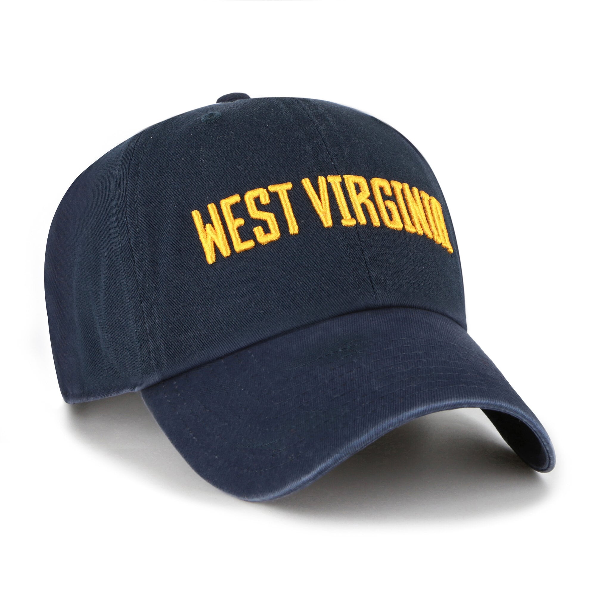 Unisex '47 West Virginia Mountaineers Navy Clean Up Adjustable Hat