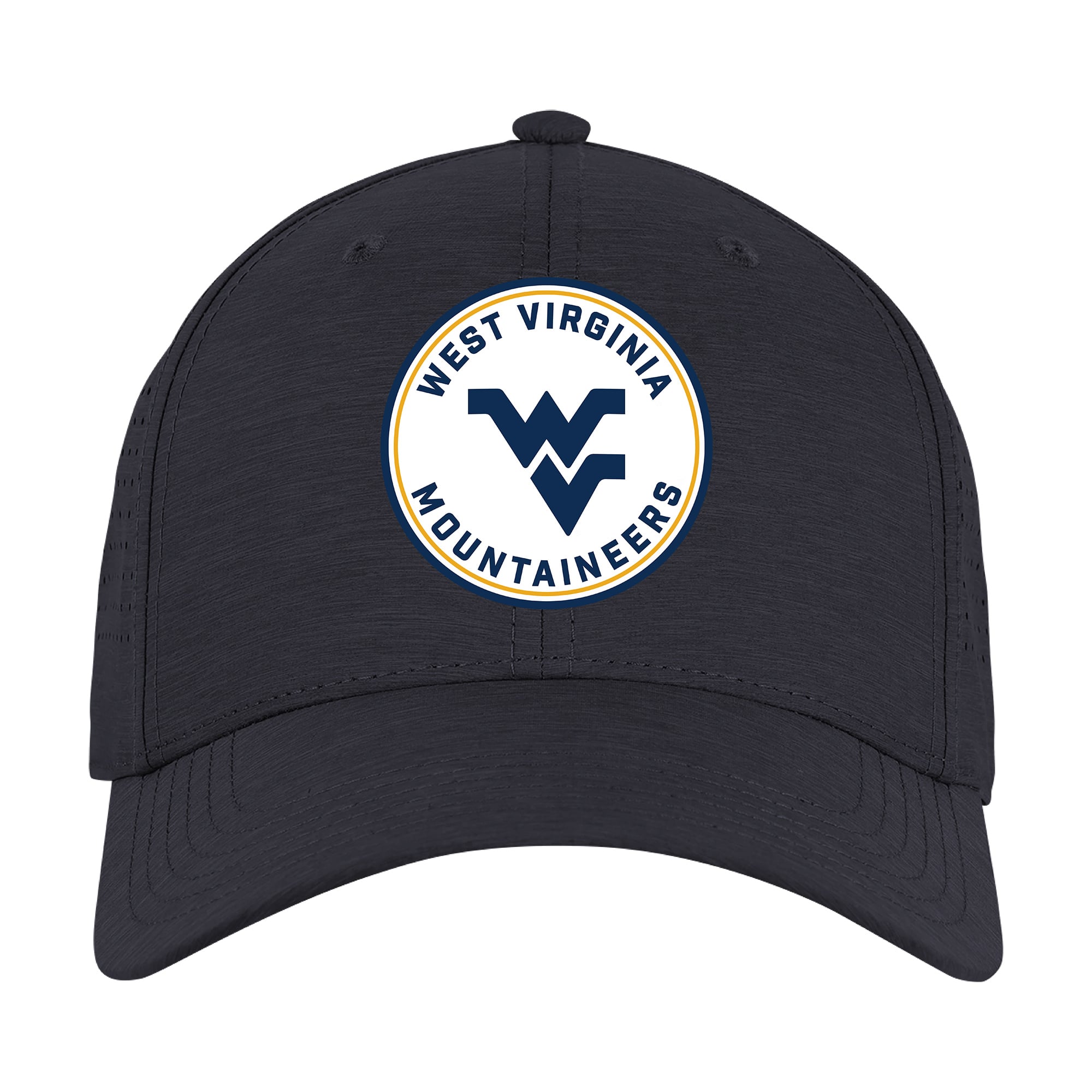 Chapeau ajustable unisexe Ahead Navy West Virginia Mountaineers Brezo