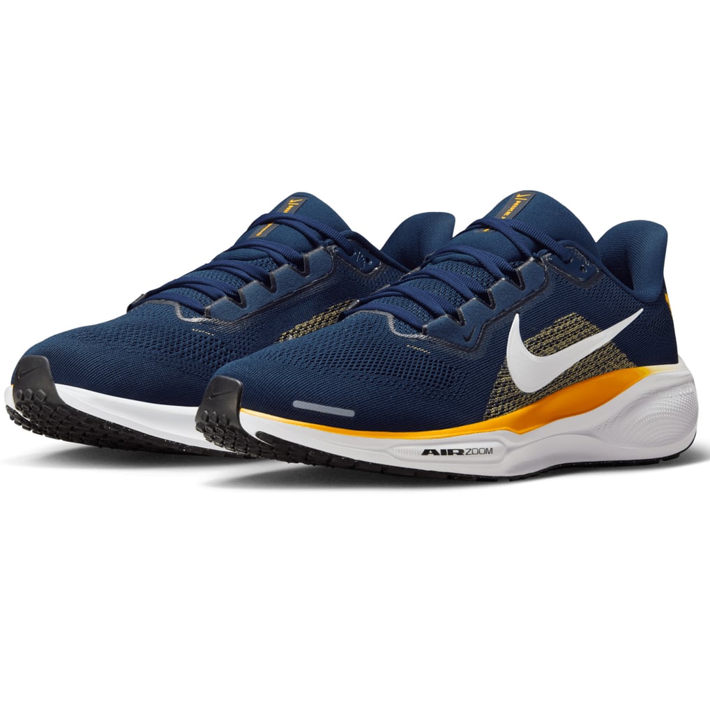 Nike Men’s Navy Blue Athletic Running Shoes with Yellow Accents Nike Structure 25 Men main image 2