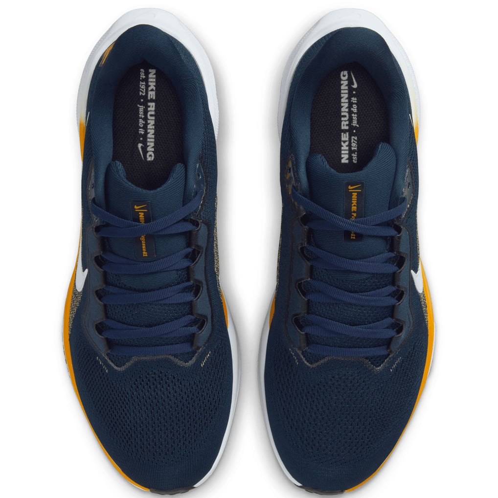 Nike Men’s Navy Blue Athletic Running Shoes with Yellow Accents Nike Structure 25 Men main image 3
