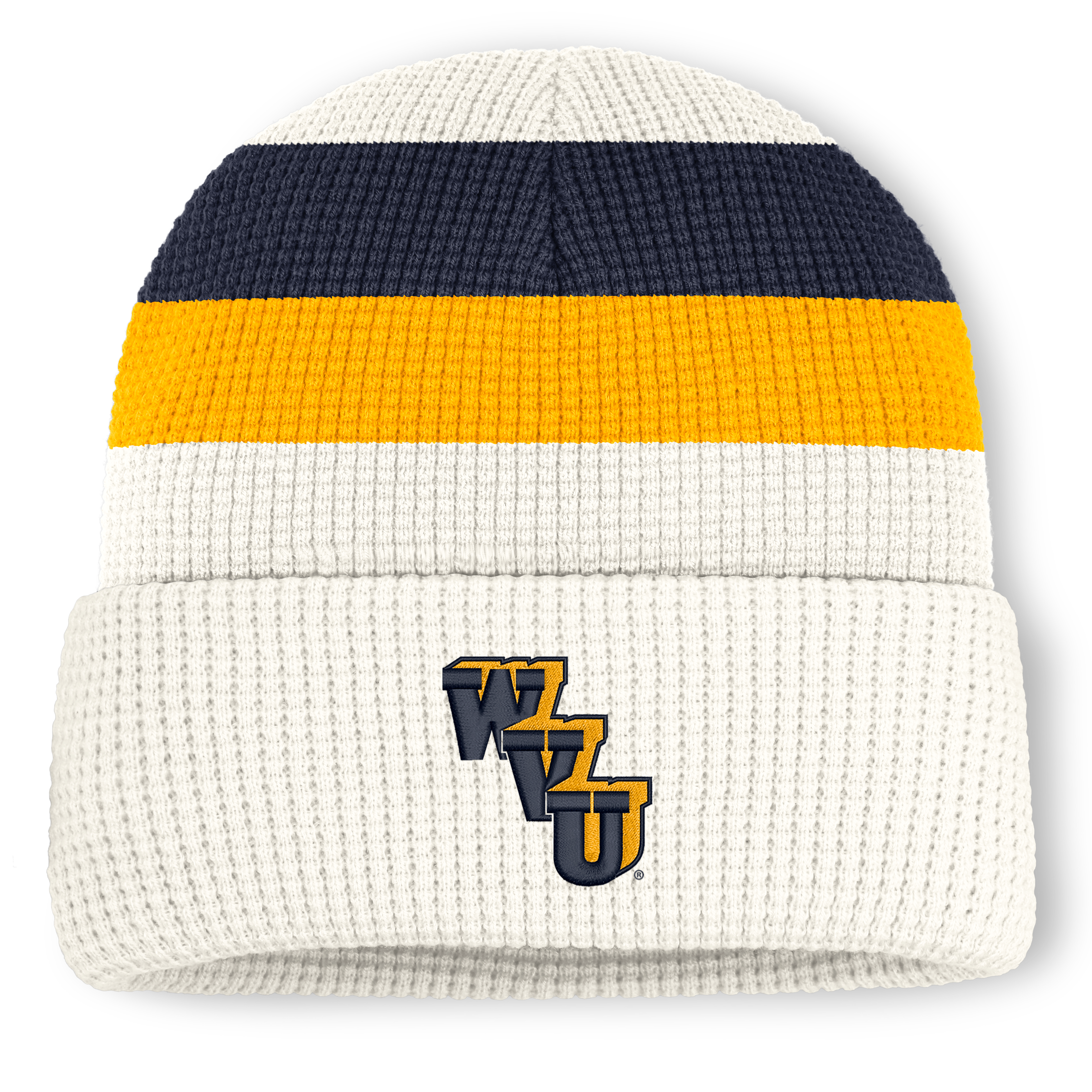 Bonnet unisexe Nike blanc West Virginia Mountaineers Legacy Letter à revers