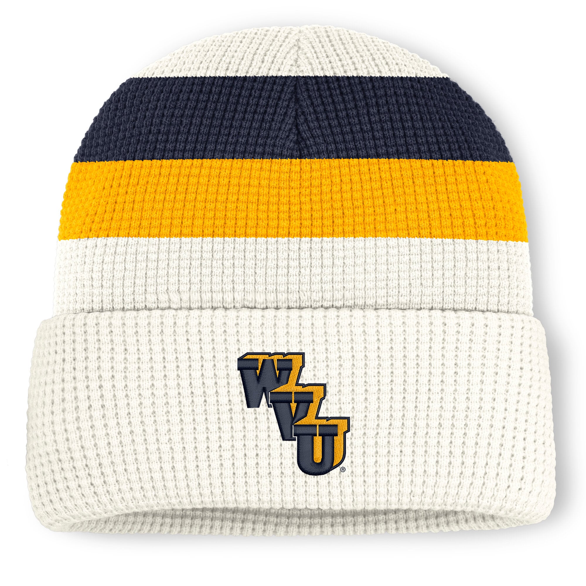 Bonnet unisexe Nike blanc West Virginia Mountaineers Legacy Letter à revers