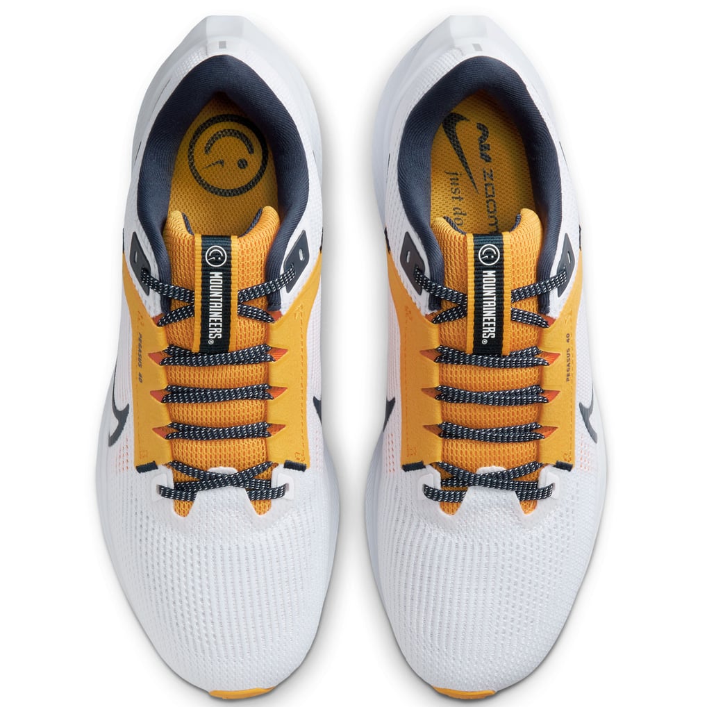 Unisex Nike White West Virginia Mountaineers Zoom Pegasus 40  display picture 3