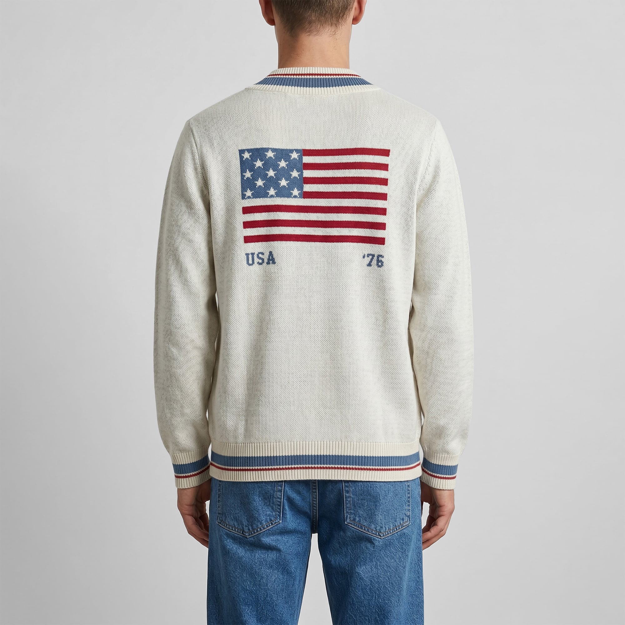Gilet unisexe Uscape Apparel Natural West Virginia Mountaineers Americana à rayures et boutons