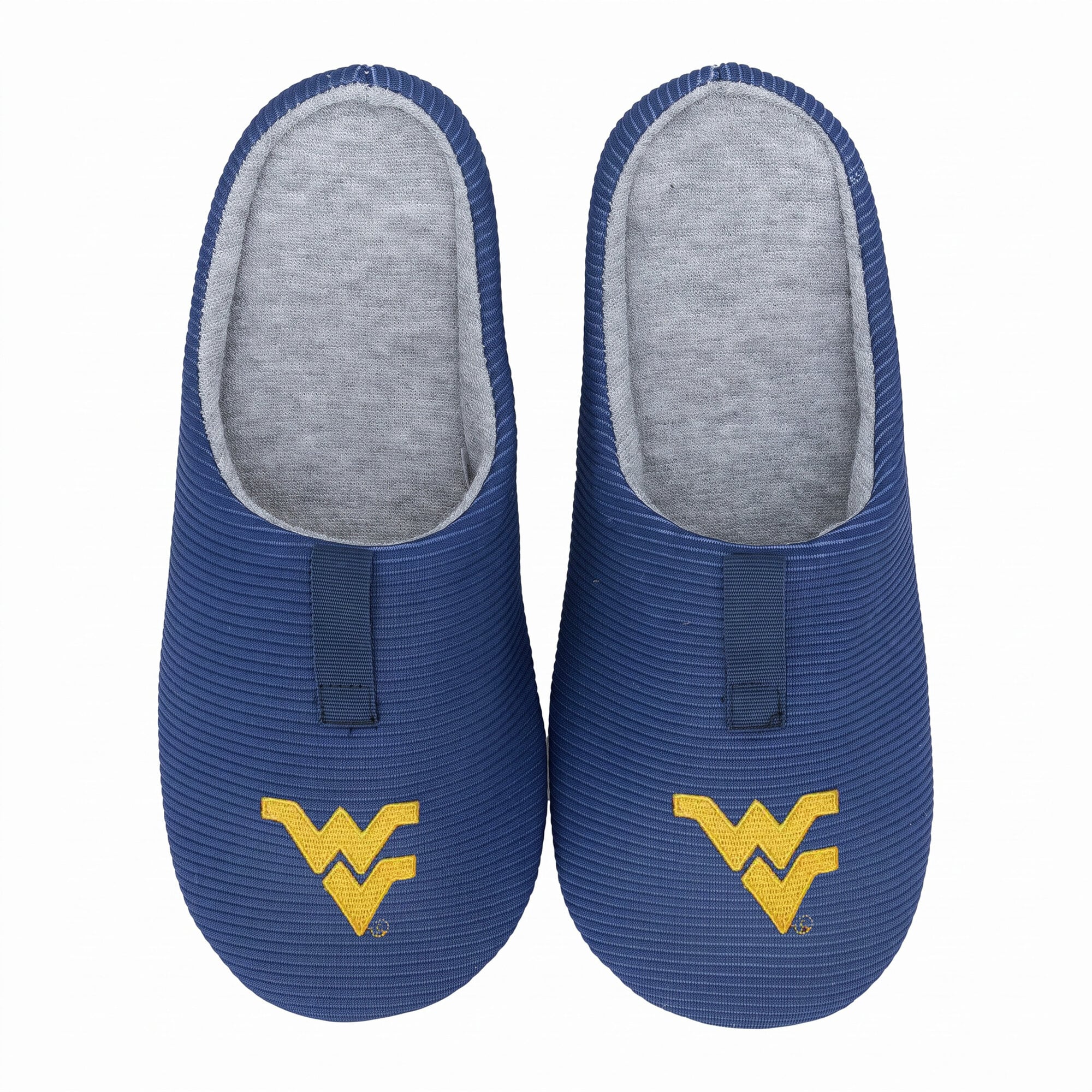 Pantoufles côtelées unisexes ZooZatz West Virginia Mountaineers