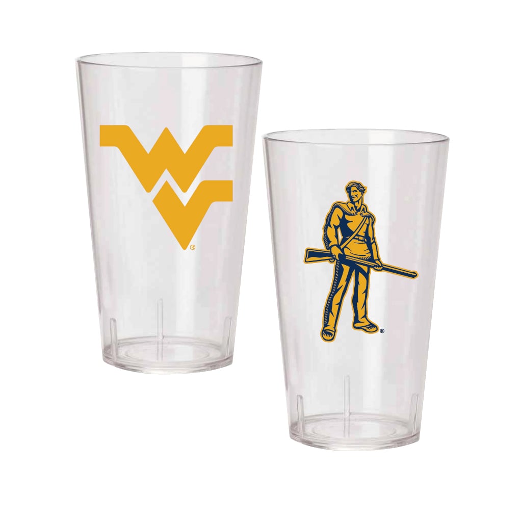 West Virginia Mountaineers 24oz. Two-Pack Tritan Tumbler Set