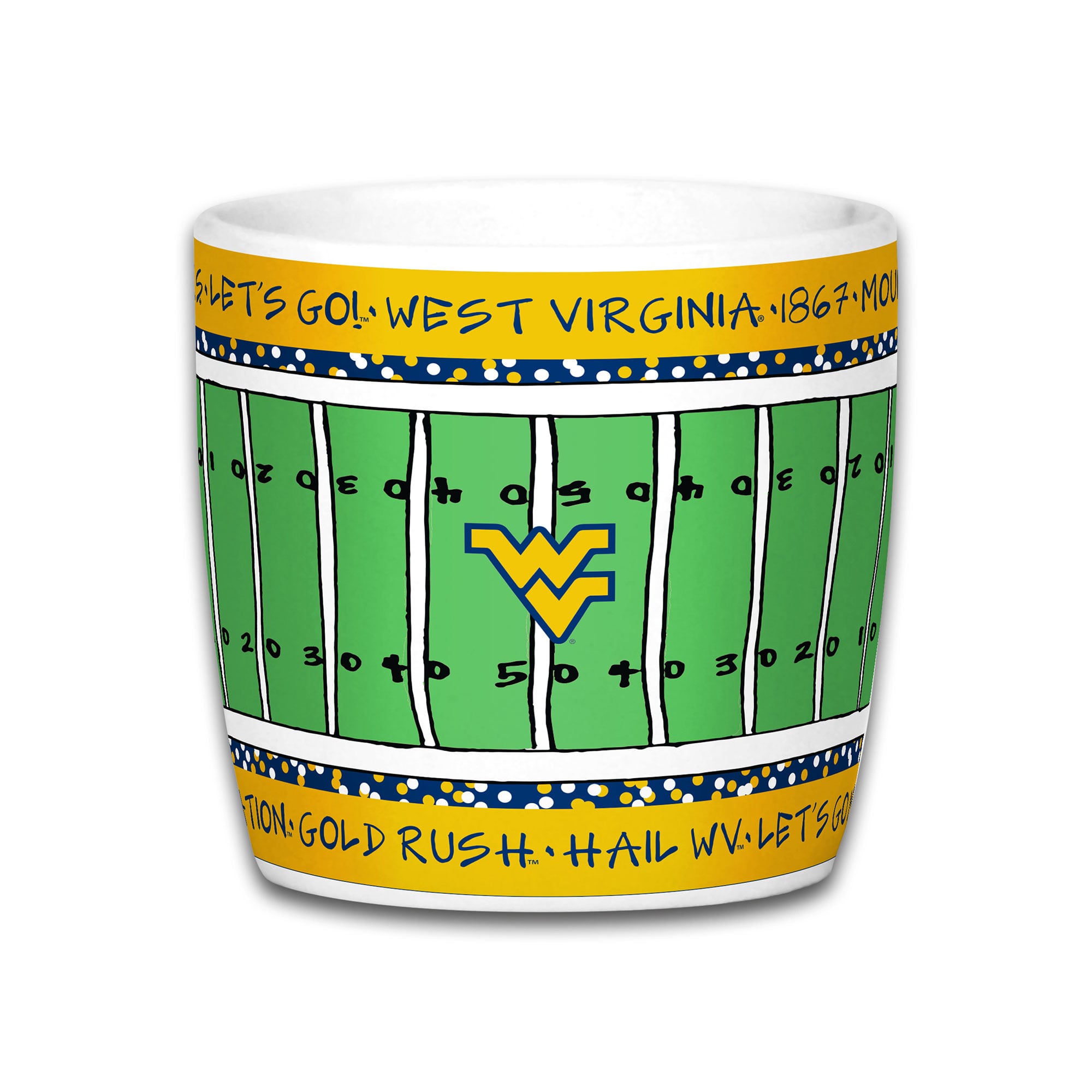 Mug de stade des Mountaineers de Virginie-Occidentale (887 ml).