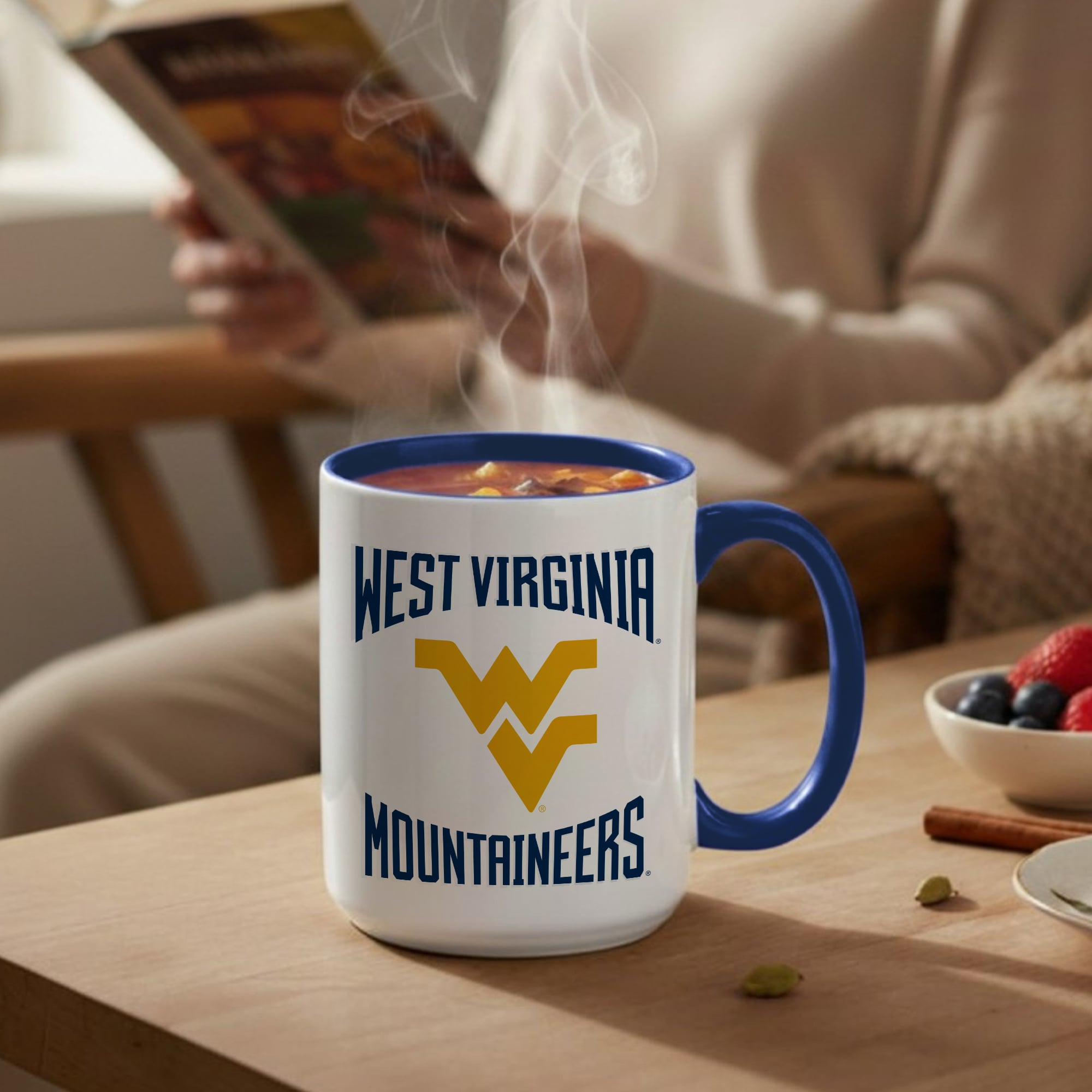 West Virginia Mountaineers Two-Piece 15oz. Combo Mug Set