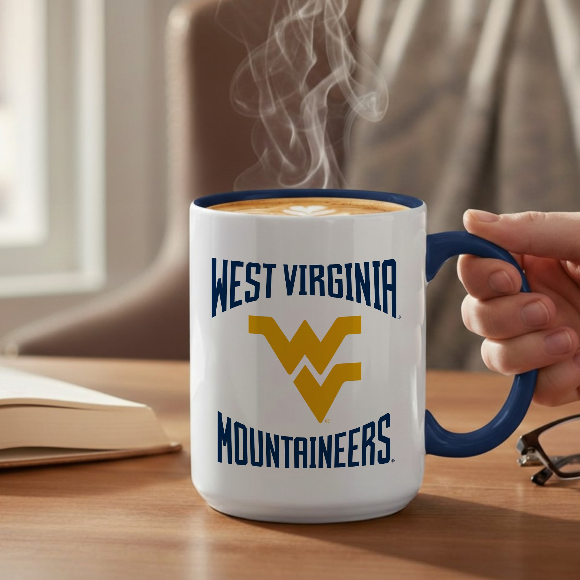 West Virginia Mountaineers Two-Piece 15oz. Combo Mug Set