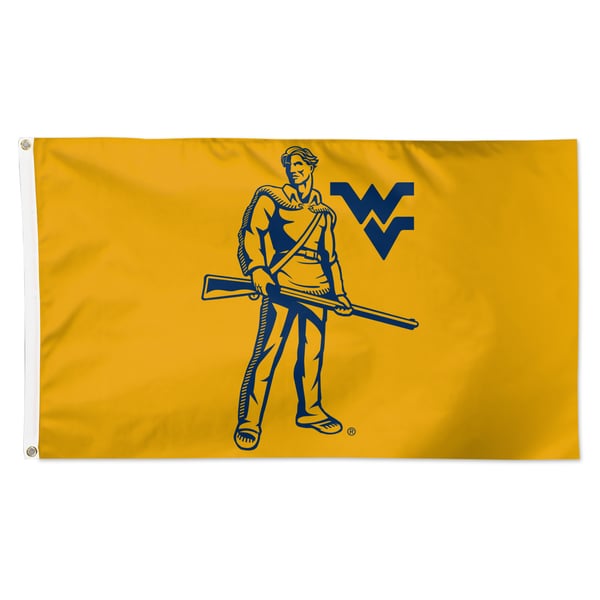 West Virginia Mountaineers Garden Flag – 13x18 Double-Sided Polyester Yard Banner