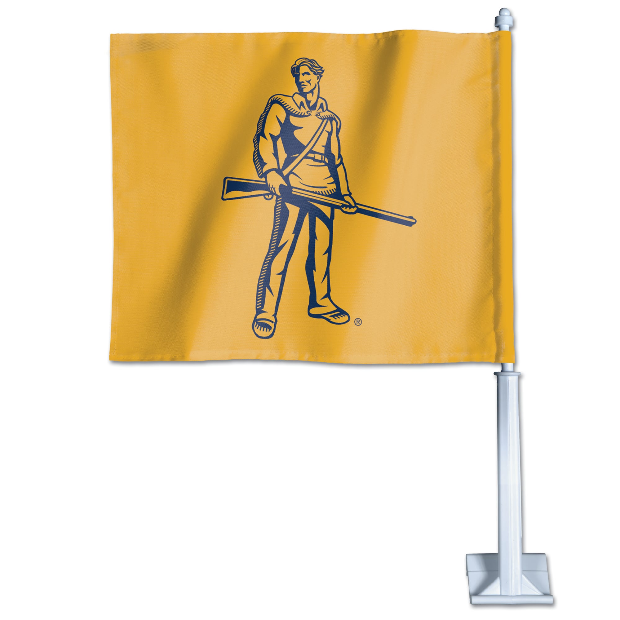 Drapeau de voiture double face WinCraft West Virginia Mountaineers