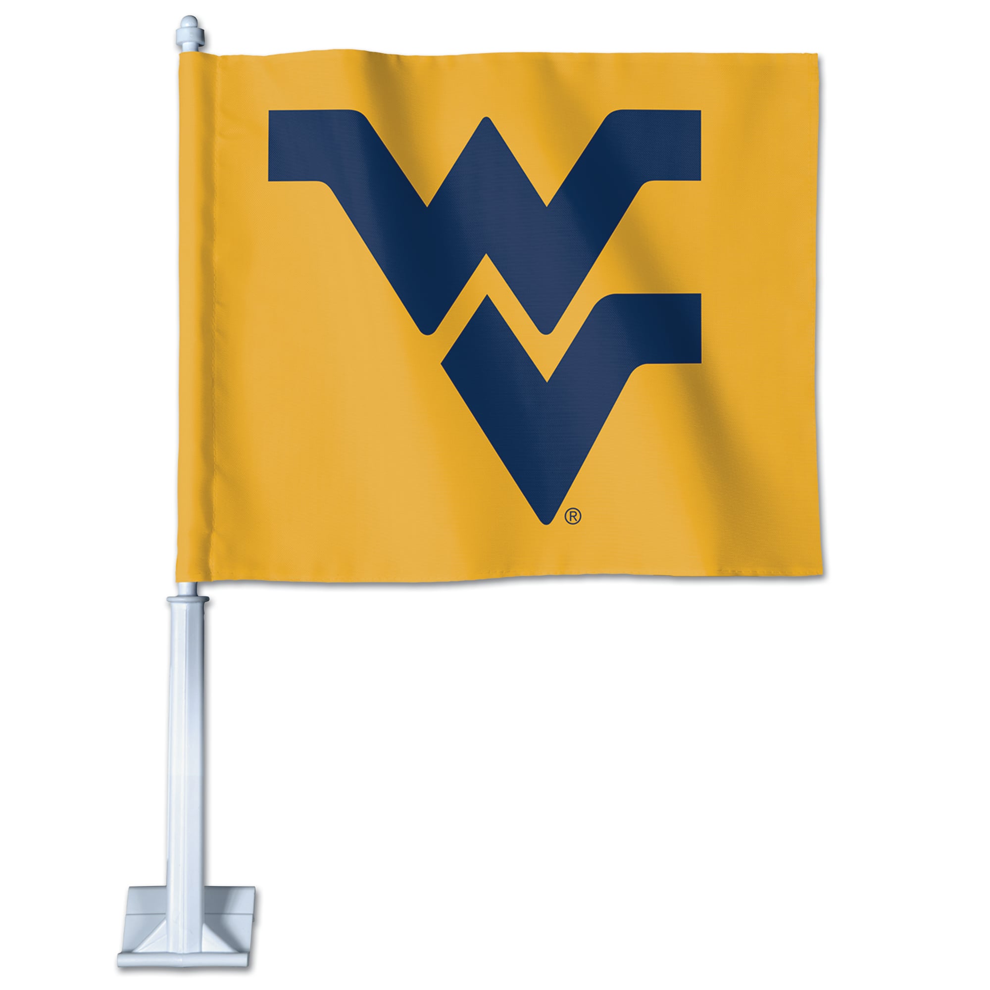 Drapeau de voiture double face WinCraft West Virginia Mountaineers