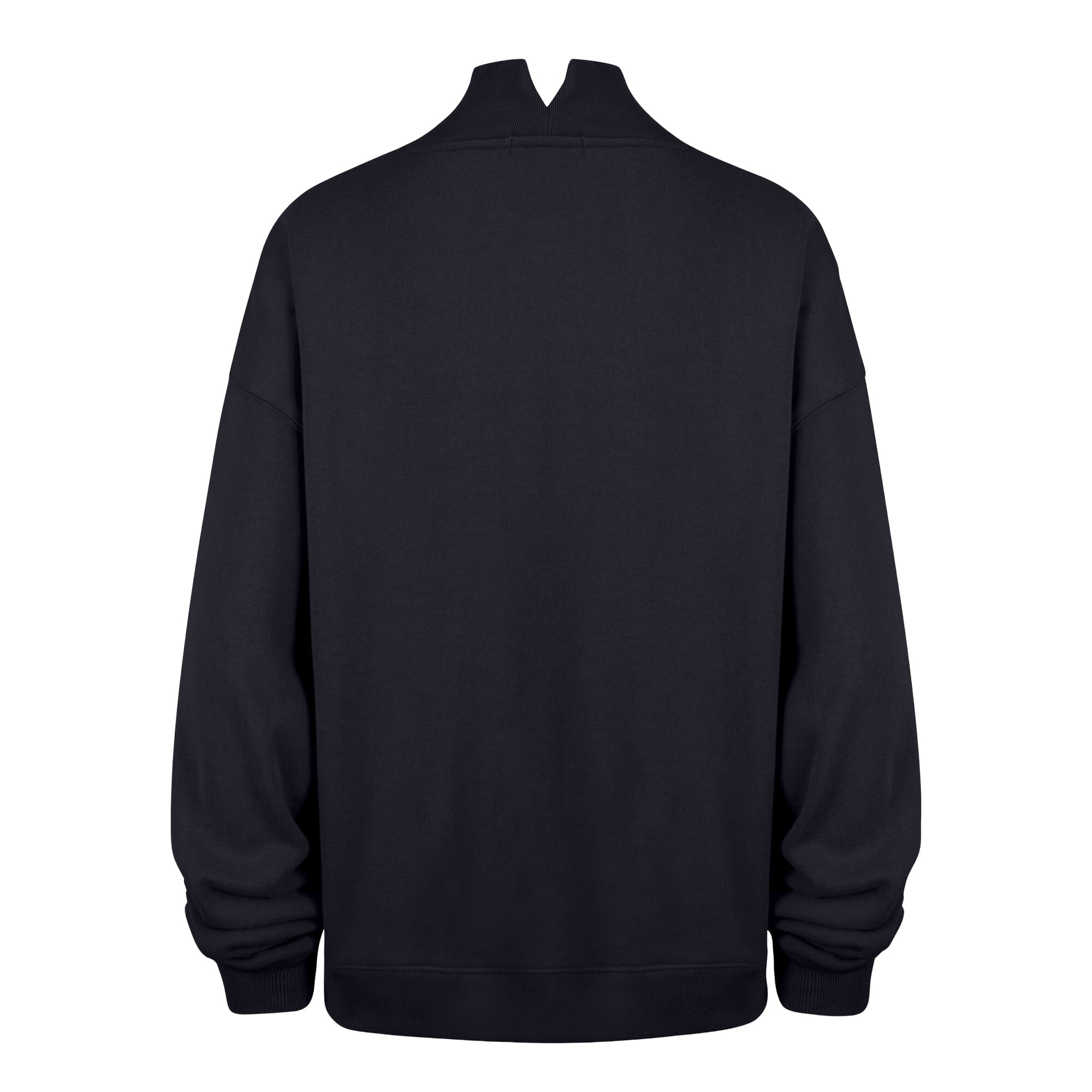 Sweat-shirt à col montant West Virginia Mountaineers, bleu marine, modèle 47, pour femme
