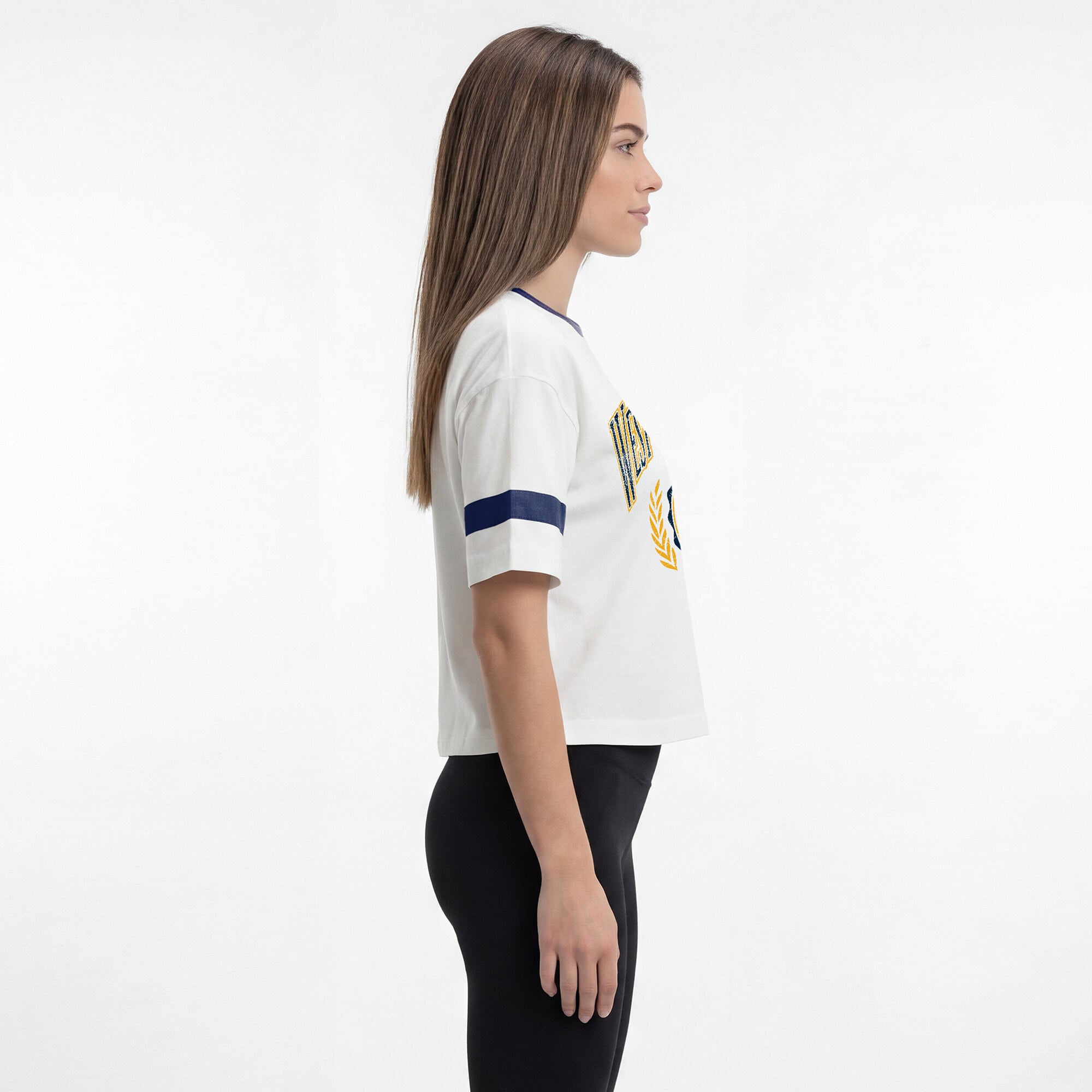 Women's Champion White West Virginia Mountaineers Retro Oversized T-Shirt