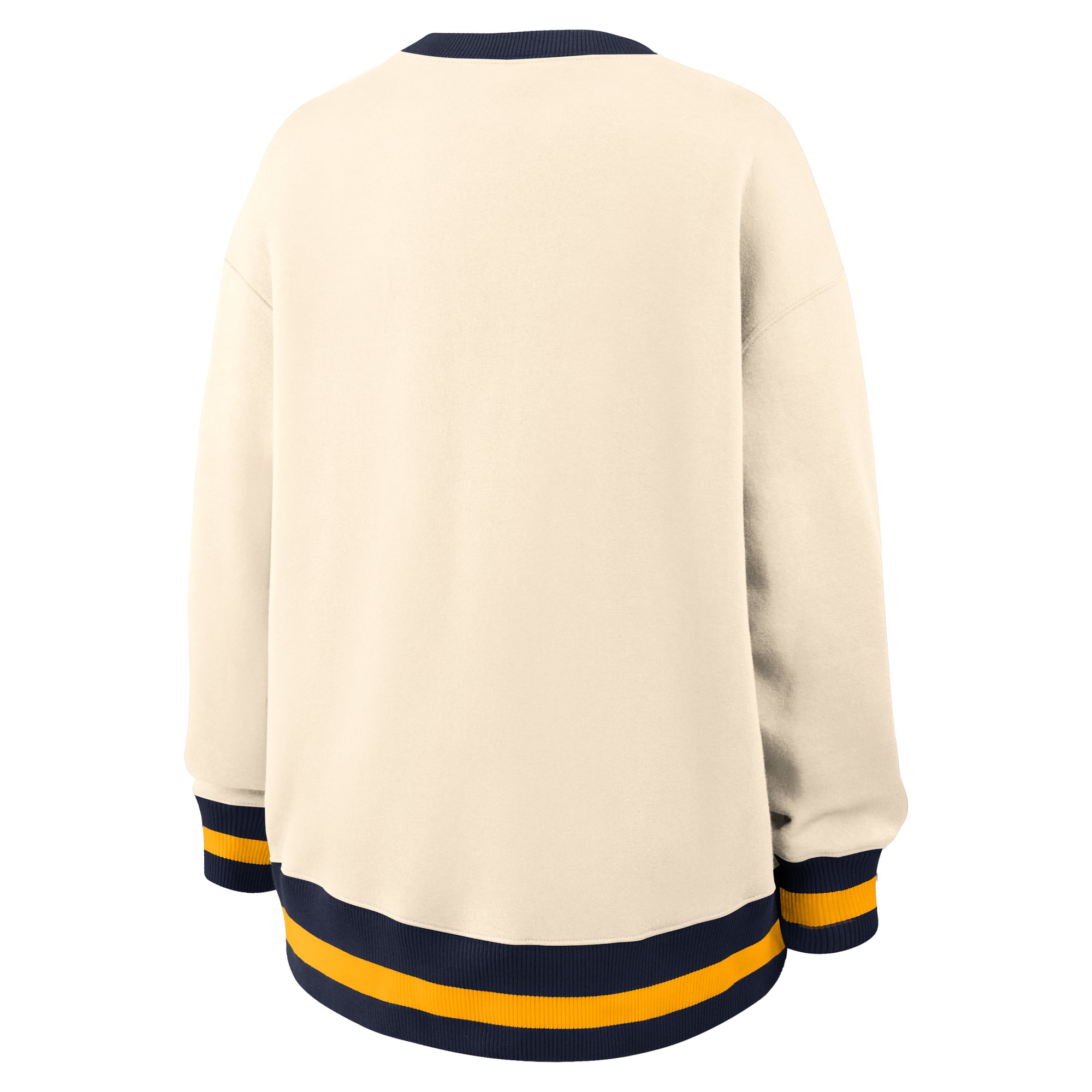 Sweat-shirt Nike Natural West Virginia Mountaineers Oversized Legacy Arch Phoenix pour femme
