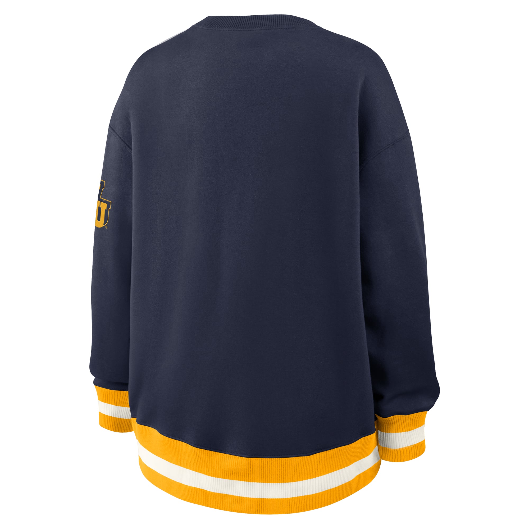 Sweat-shirt oversize Nike Legacy Arch Phoenix pour femme, bleu marine, West Virginia Mountaineers