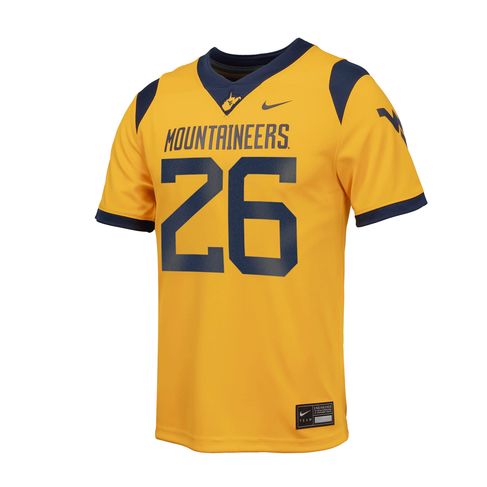 Youth Nike  Gold West Virginia Mountaineers Replica Football Jersey
