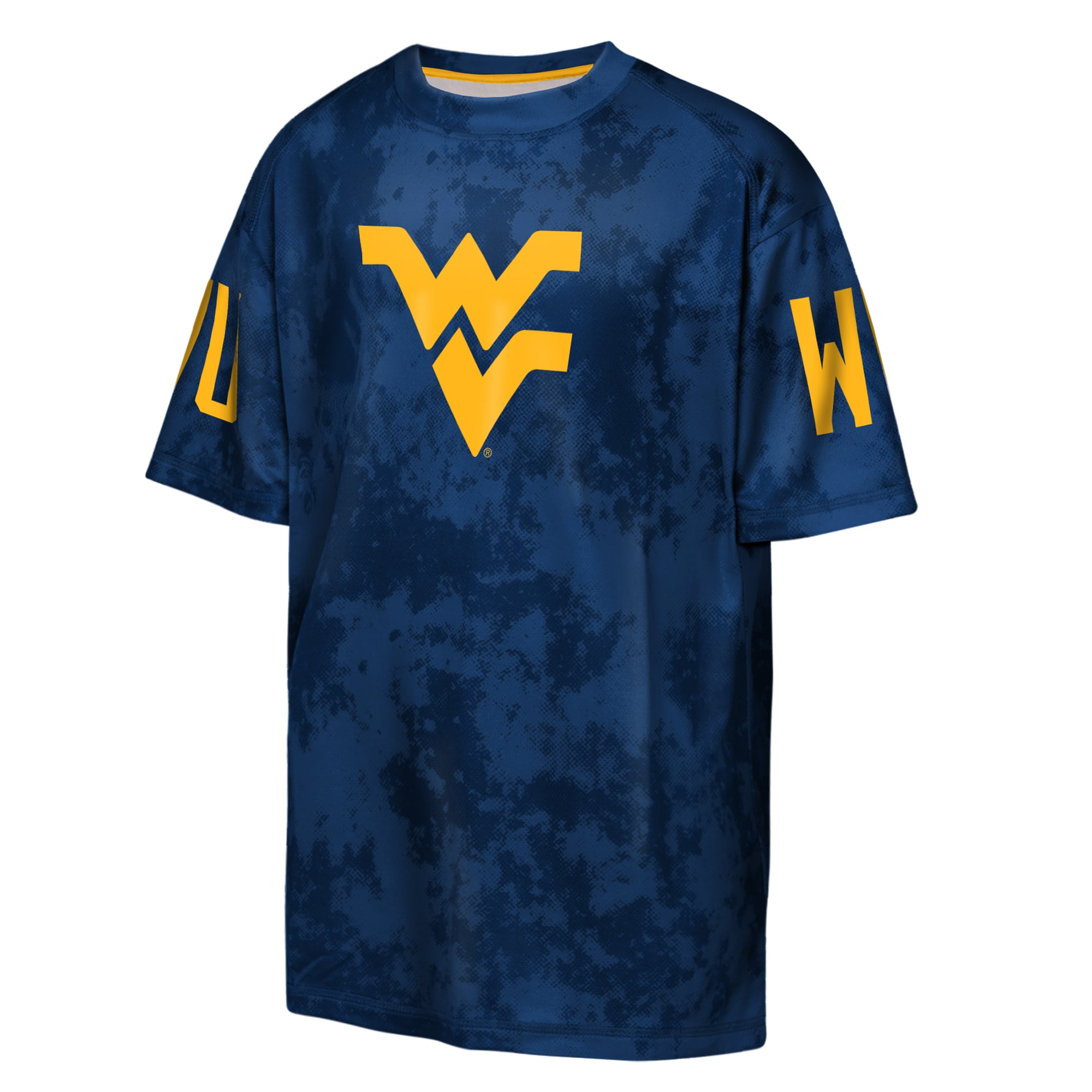 T-shirt sublimé Outerstuff bleu marine West Virginia Mountaineers pour jeunes