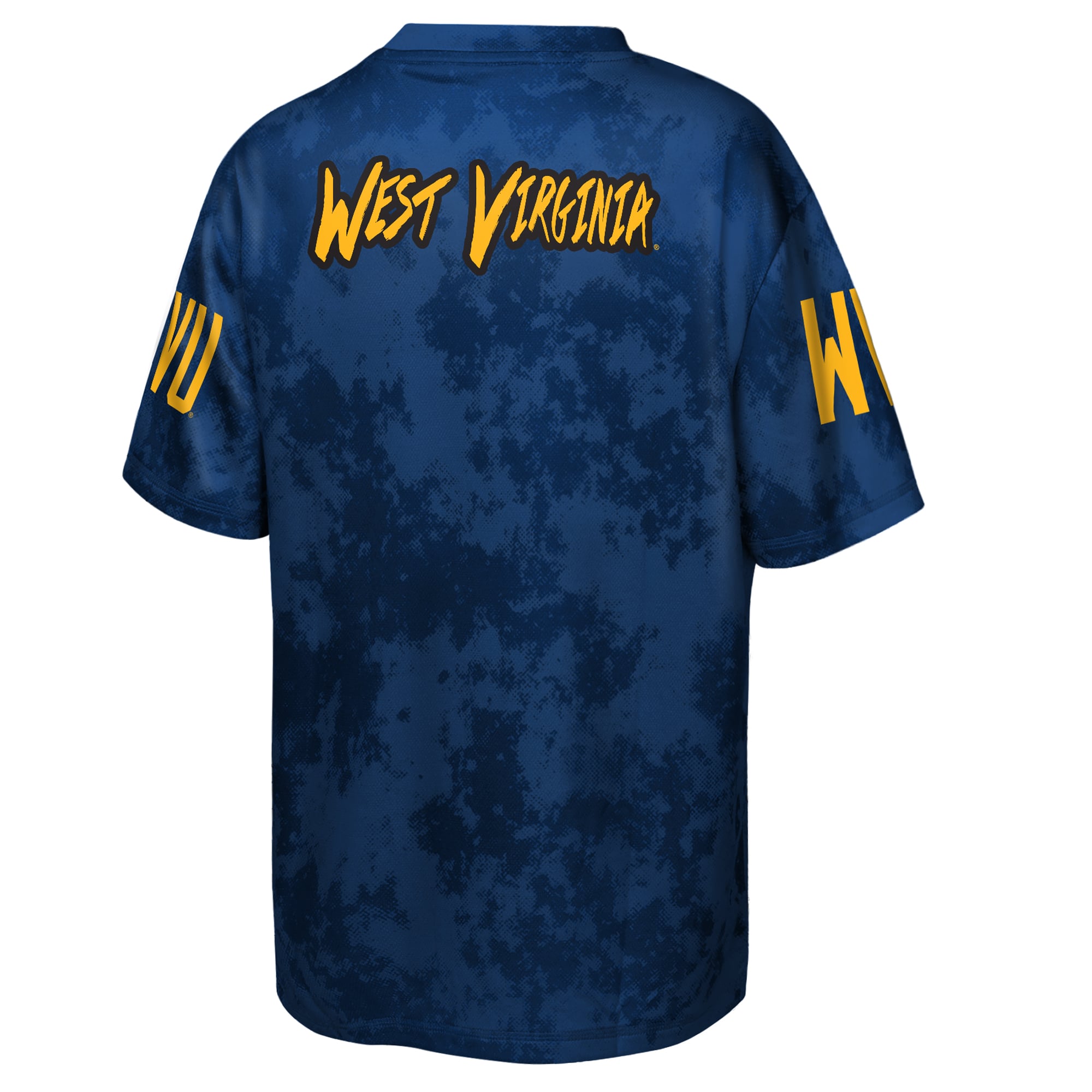 T-shirt sublimé Outerstuff bleu marine West Virginia Mountaineers pour jeunes