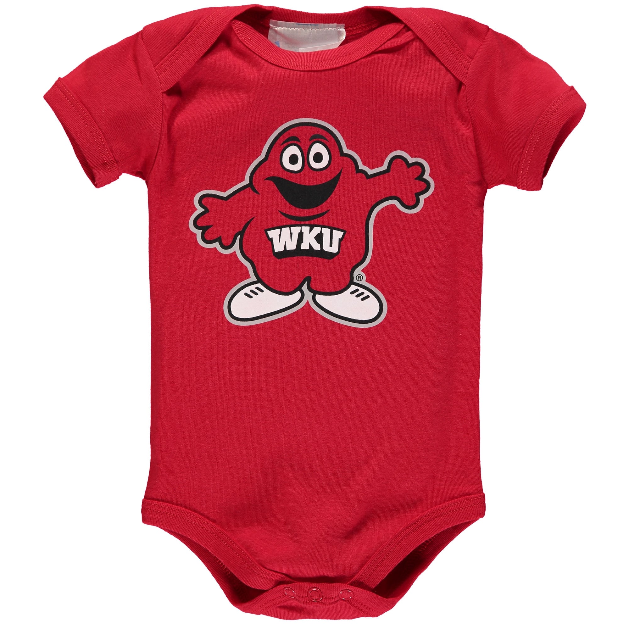 Body bébé Two Feet Ahead rouge Western Kentucky Hilltoppers avec grand logo