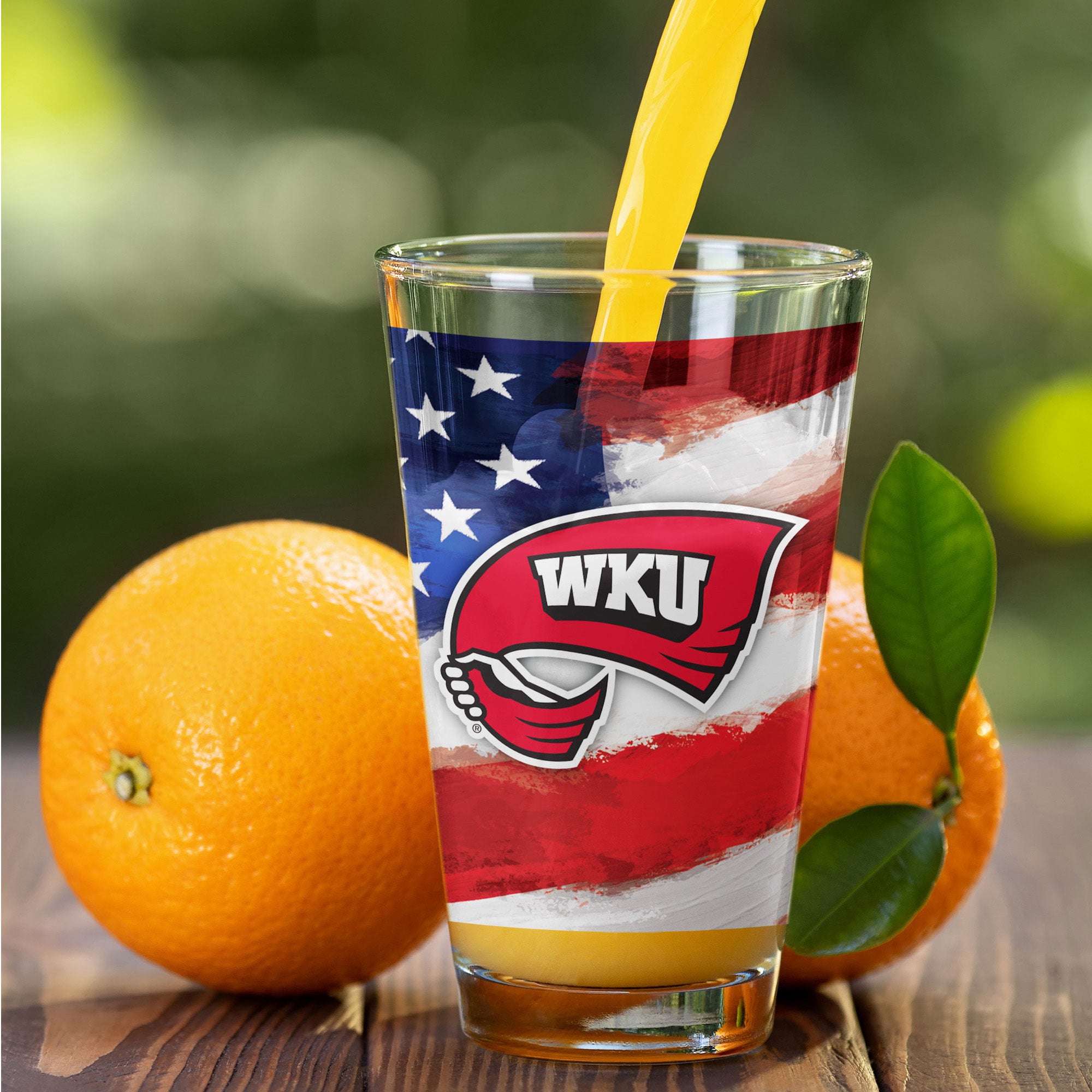 Western Kentucky Hilltoppers Two-Pack 16oz. Americana Pint Glass Set