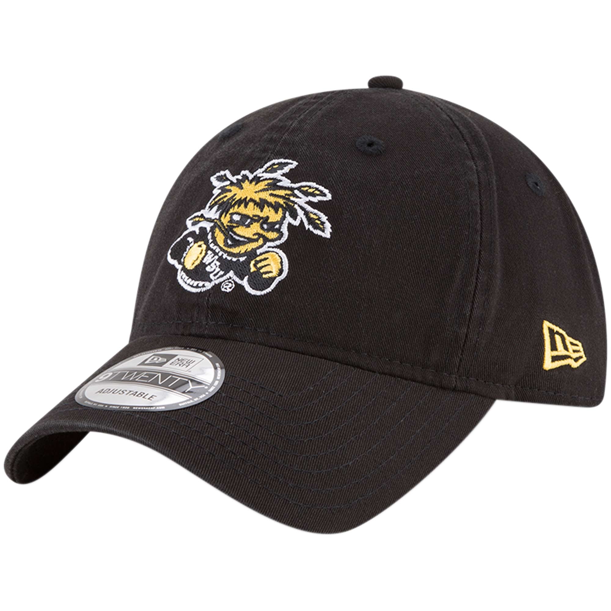 Men's New Era Black Wichita State Shockers Basic 9TWENTY Adjustable Hat