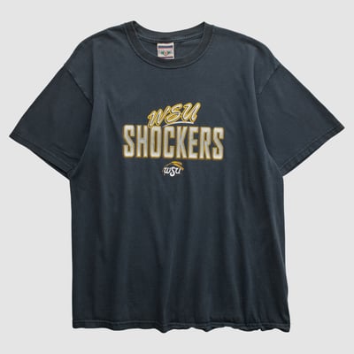Wichita State Shockers Red Oak 2000s T-shirt - Black - S by Fanatics Real Vintage