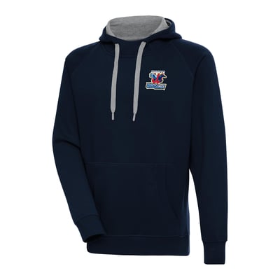  Wichita Wind Surge Antigua Victory Pullover Hoodie - Navy