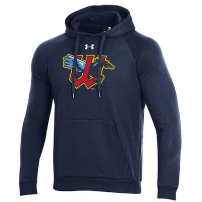 Wichita Wind Surge Under Armour All Day Pullover Hoodie - Navy