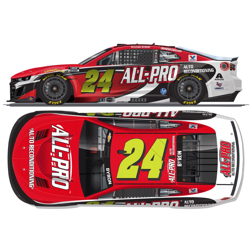 William Byron Action Racing 2026 #24 ALL-PRO 1:64 Regular Paint Die ...