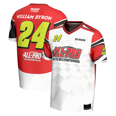  William Byron ProSphere All Pro Soccer Jersey - Red/White