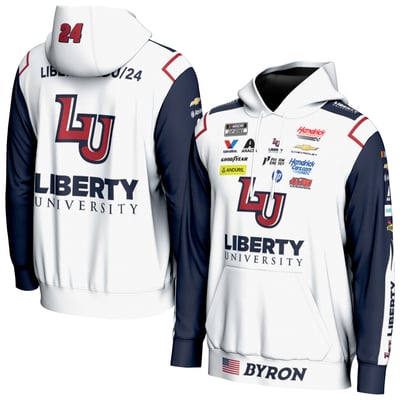 William Byron ProSphere Liberty University Hoodie - White